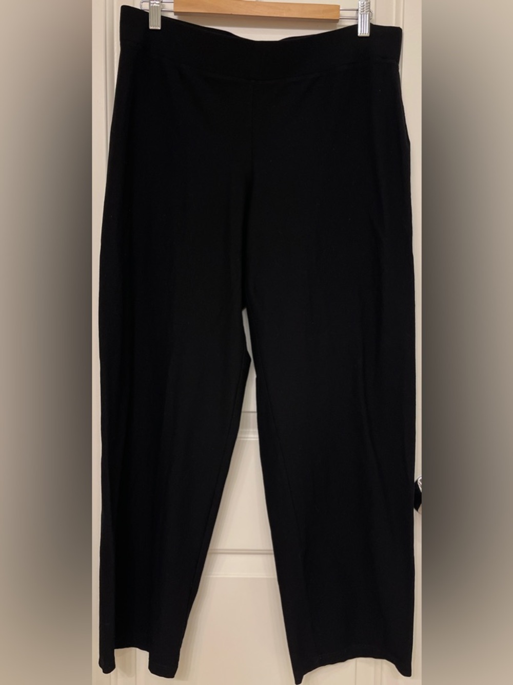 Eileen Fisher Black Wide-Leg Pants